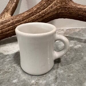 Vintage Victor NY Mug Restaurant Ware Heavy Diner Coffee Cup Beige 3.5" USA